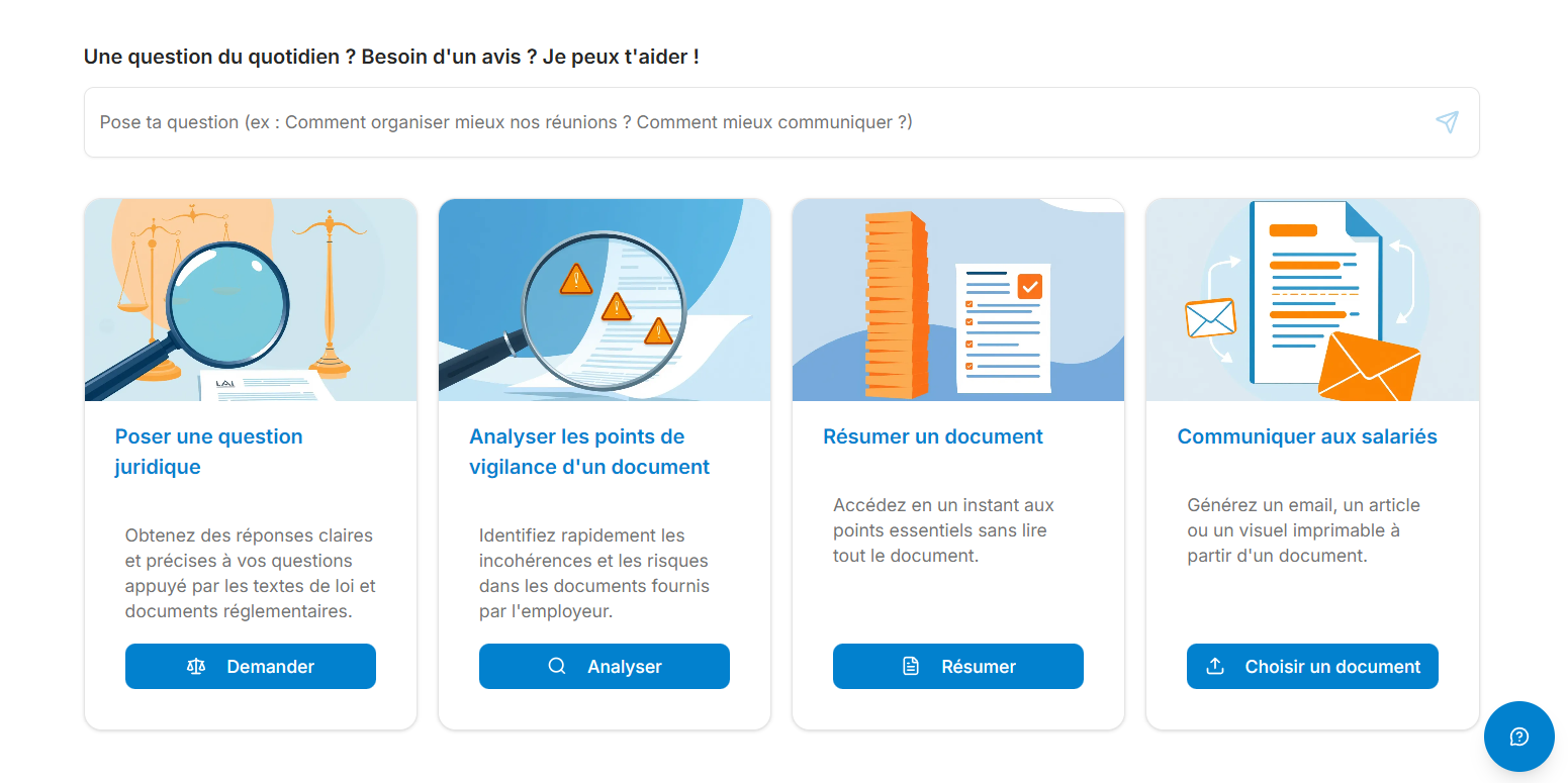 Justiana, la baguette magique des élus CSE !