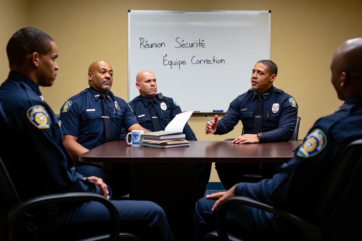 CSE et managers discutant des actions correctives suite à une inspection de sécurité