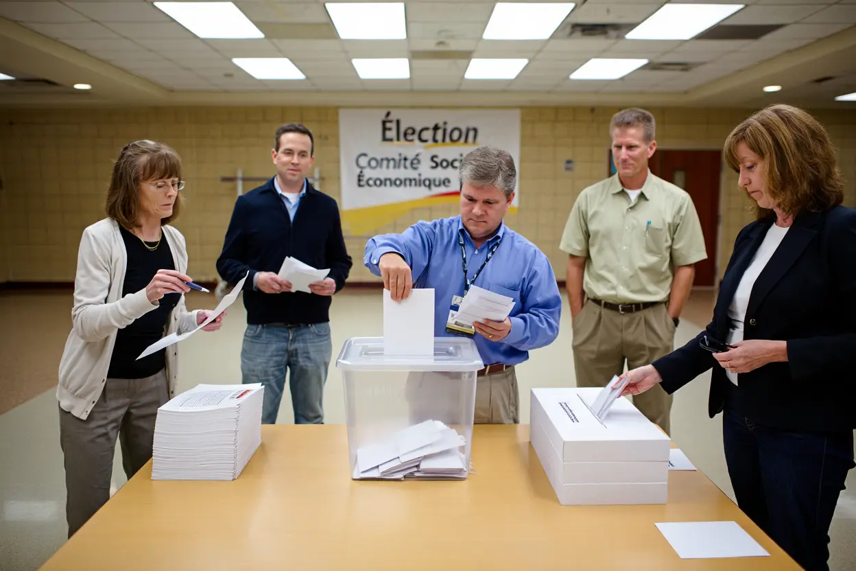 Scrutin électoral pour l'élection du comité social et économique