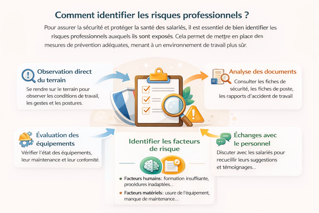 comment identifier les risques du travail