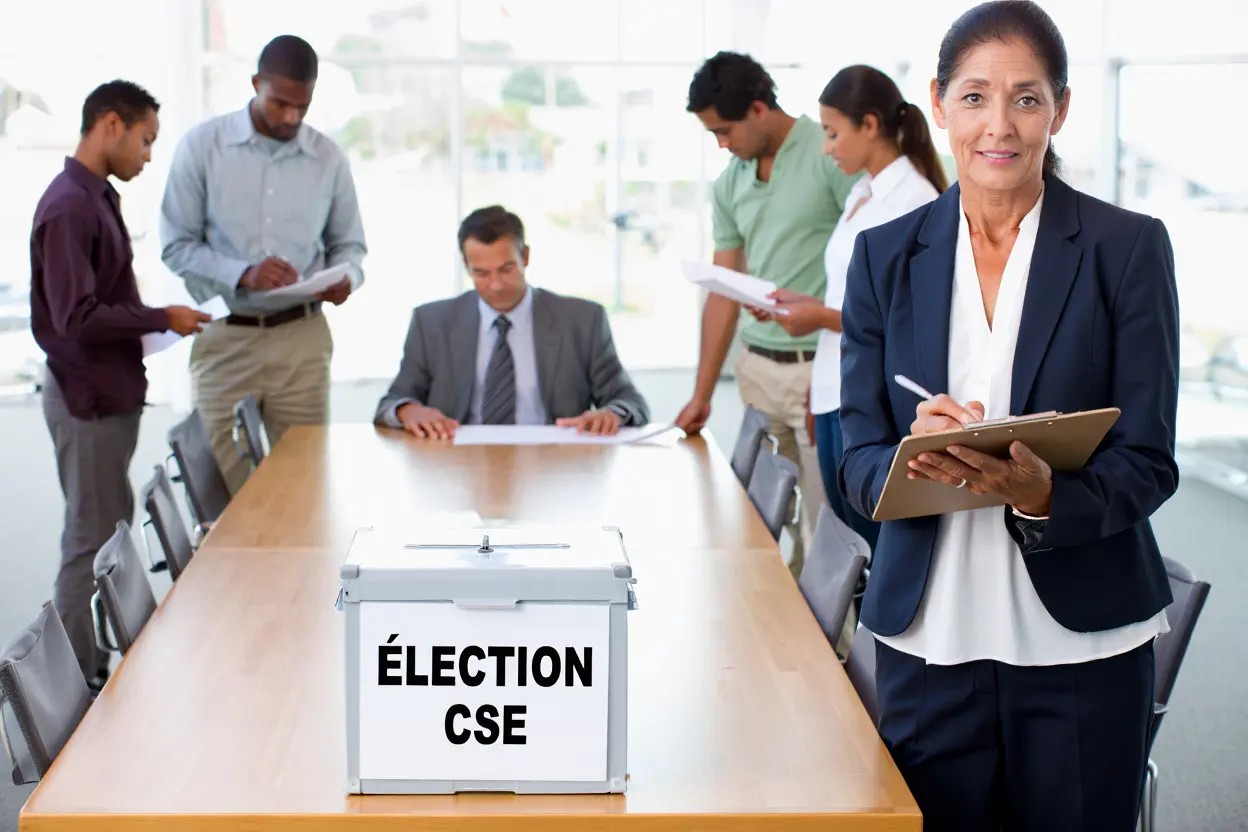 Élection du bureau du CSE avec scrutin et votes