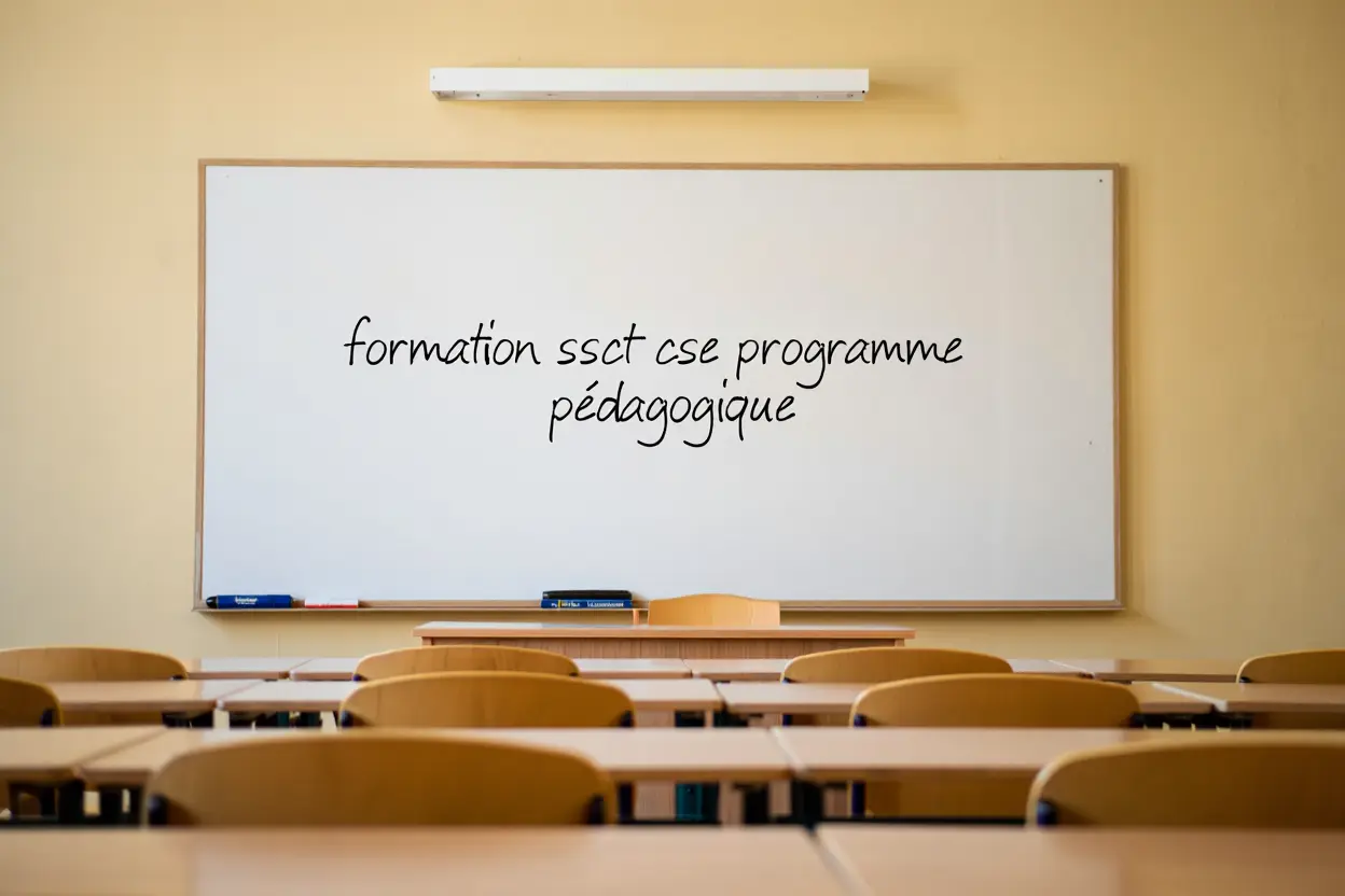programme formation SSCT CSE élus