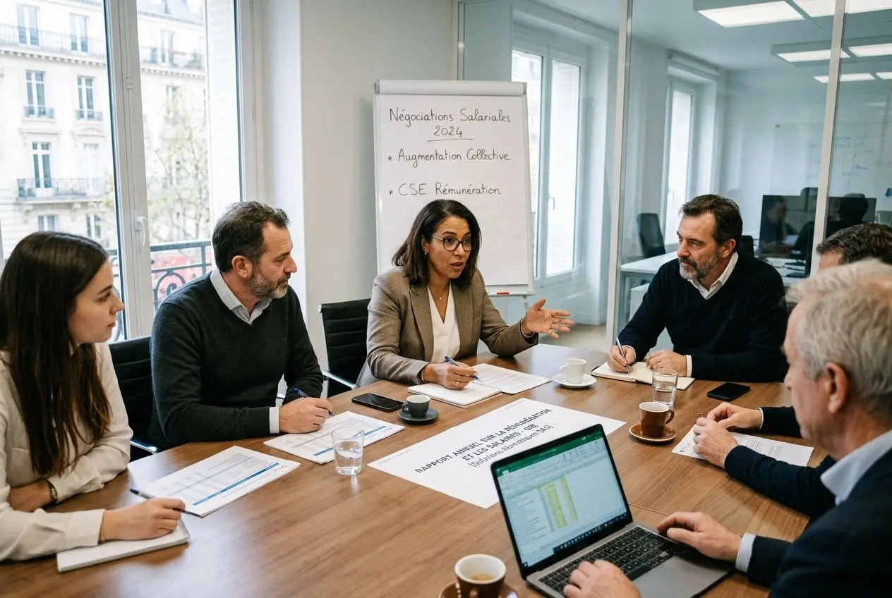 Fiche de paie avec heures de délégation du CSE