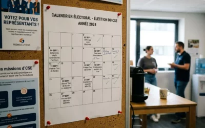 Calendrier élection CSE : étapes clés et délais légaux